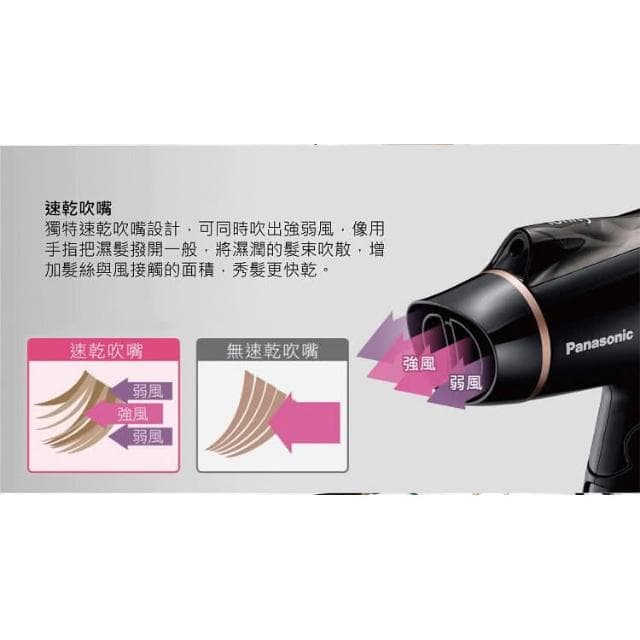 【Panasonic 國際牌】EH-NE21-K負離子吹風機