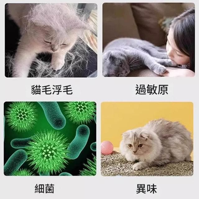 芯毅 110v寵物清淨器 空氣淨化機 空氣清新機 吸浮毛器 負離子殺菌 養寵物必備（強力吸毛）