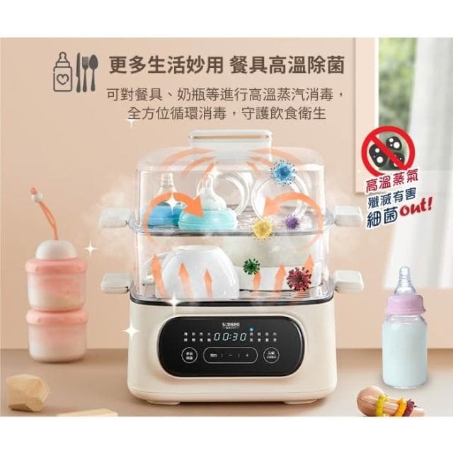 【SONGEN 松井】多功能數控雙層蒸煮鍋/電火鍋 (透明蒸蓋) SG-1021MS(E) (端午節 生機飲食 海鮮粥 粽子)