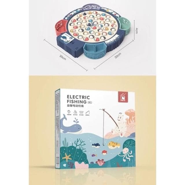 ❤️愛卡樂賣場❤️❤️生日禮物❤️55魚❤️早教益智電動釣魚玩具#聲光玩具(釣魚玩具)