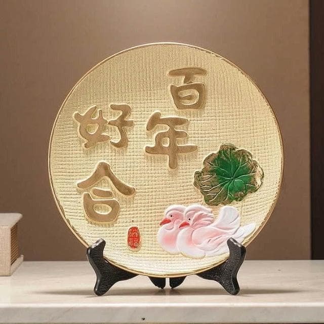 客廳福熊暖居擺件入戶玄關家居高檔喬遷裝飾招財物風水擺件喬遷禮物桌面擺件生日禮物