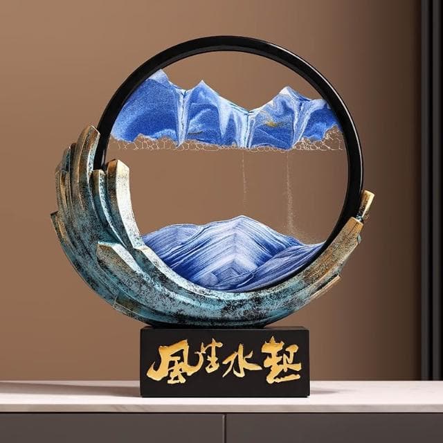 風生水起擺件玄關客廳電視櫃酒櫃輕奢高檔辦公室裝飾擺件喬遷禮物