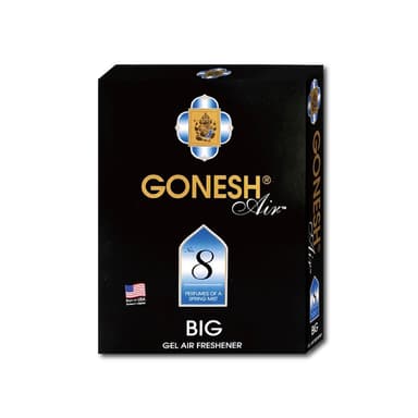 【生活良品】日本GONESH-汽車居家室內擴香盒180g/盒-No.8春之薄霧(經典香氛No.8大碟凝膠精油香氛盒汽車芳香大碟廁所除臭淨味芳香劑空氣清新擴香器)
