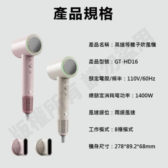 【Giaretti】長髮快乾✔台灣品牌 giaretti 大風量負離子吹風機 護髮吹風機 沙龍專用吹風機