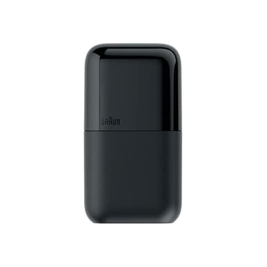 【BRAUN 百靈】( M1012 ) 黑子彈系列 口袋充電式電鬍刀 -酷炫黑 -原廠公司貨
