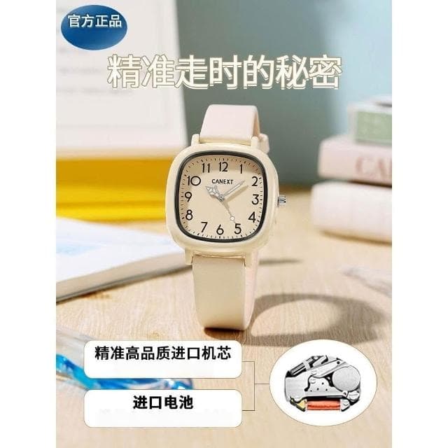 初高中考試專用學生手錶女款青少年只看時間靜音機械電子表防水交換禮物