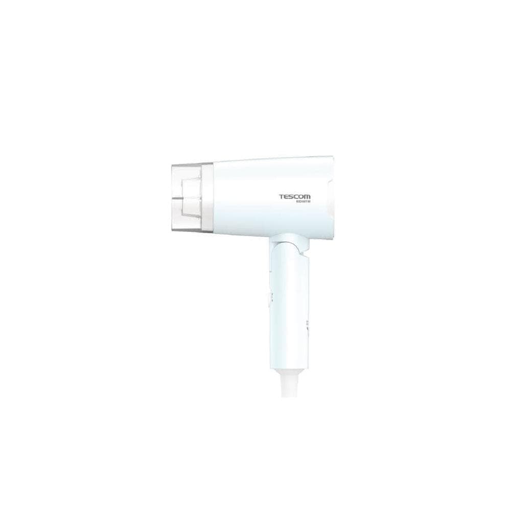 【TESCOM】國際雙電壓 TESCOM 大風量速乾負離子吹風機BID48TW 白色 快速切換電壓 附風罩BID-48TW