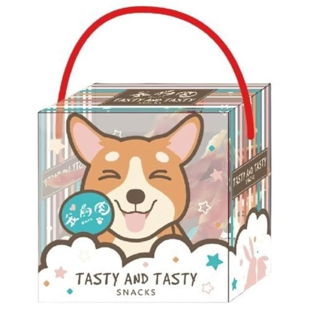 寵物禮盒提袋 零食禮物袋 伴手禮禮盒 創意精美禮袋 包裝袋 透明提袋 可愛提袋 隨機出貨/宅寵醬寵物用品