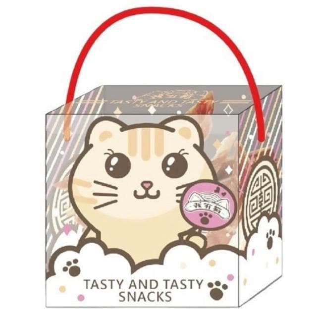寵物禮盒提袋 零食禮物袋 伴手禮禮盒 創意精美禮袋 包裝袋 透明提袋 可愛提袋 隨機出貨/宅寵醬寵物用品