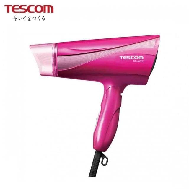 【TESCOM】沙龍級遠紅外線大風量速乾雙重負離子吹風機 TID450TW 粉色 TID-450TW
