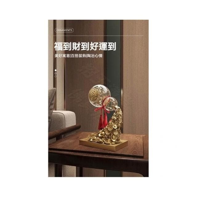 葫蘆擺件招財高級感辦公室喬遷禮物新中式輕奢客廳玄關酒櫃裝飾品