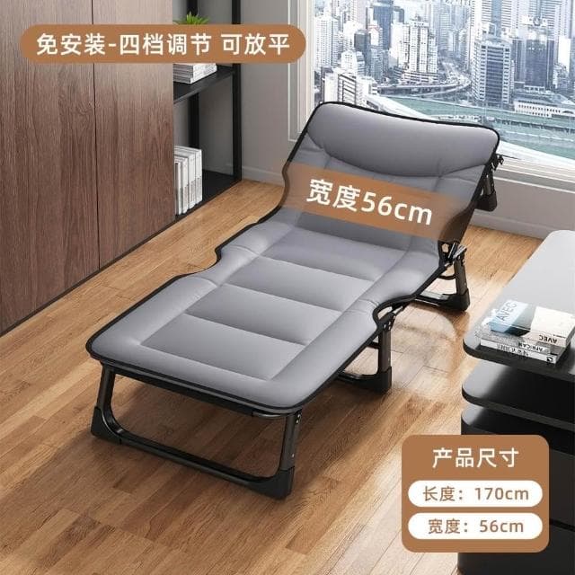 折疊床單人床辦公室午休神器成人單人躺椅醫院陪護便攜行軍床代發