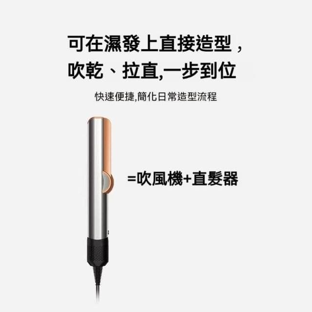 保固1年 吹燙一體直髮器 負離子吹風機 二合一吹風直髮器 乾濕兩用捲髮棒