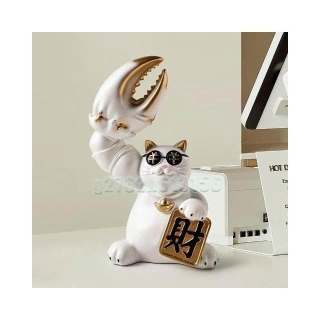 招財貓桌面擺件 店鋪吉祥物 喬遷送禮 客廳卡通裝飾 店鋪吧台吉祥物 創意擺件 落地擺件 交換禮物 玄關裝飾