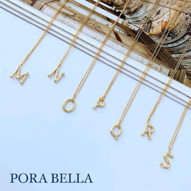 【Porabella】925純銀字母項鍊 英文字母項鍊 告白 姊妹 ins風純銀項鍊 Necklace VIP尊榮包裝