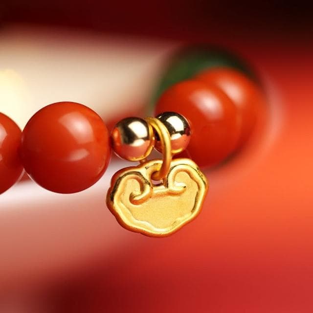 【LEESA】玉珠手串\玉手環\南紅手串\碧玉手串\氣質手鍊\平安手鍊\如意鎖\佛珠\女配飾\送長輩\送女生\禮物