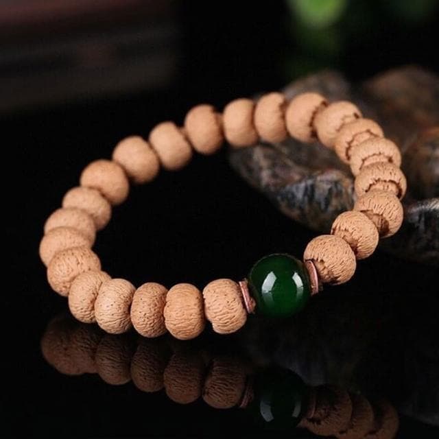 【LEESA】蓮花菩提子 男女手鍊 送長輩 招財 開運手鍊 避邪手鍊 送禮 佛珠手鍊 求好運長智慧 單圈手串