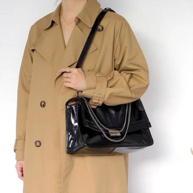 【LEESA】鏈條包\單肩包\包包女\托特包\流浪包\小香風包包\大容量包包\小眾包包\通勤包\郵差包\個性包包\生日禮物