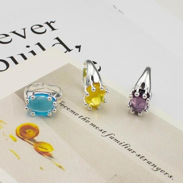 【LEESA】可調節戒指\戒指\飾品\禮物\戒指女生\小戒指\閨蜜戒指\情侶對戒\開口戒指\個性戒指\百搭\尾戒\兒童戒指