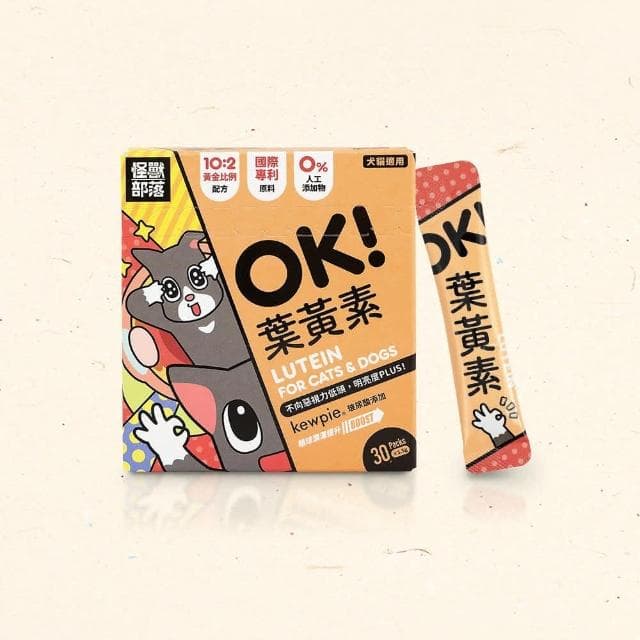【怪獸部落】litomon ok 葉黃素 1.5g*30包/盒(寵物保養品 犬貓保養品)
