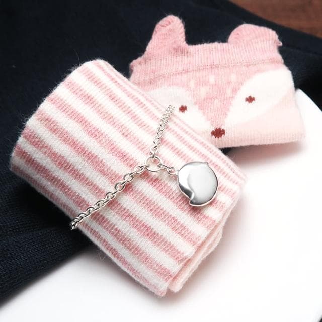 【ART64】純銀彌月禮盒組 寶寶手鍊 新生兒/滿月/彌月禮物推薦 咕咕小雞造型 兒童銀飾 細版