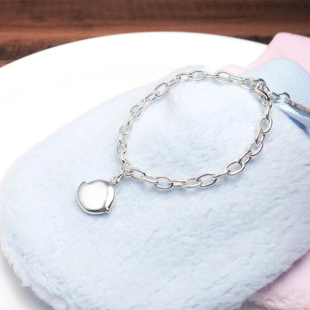 【ART64】純銀兒童手鍊/寶寶手鍊 生日/滿月/彌月禮物推薦 咕咕小雞造型 寬版