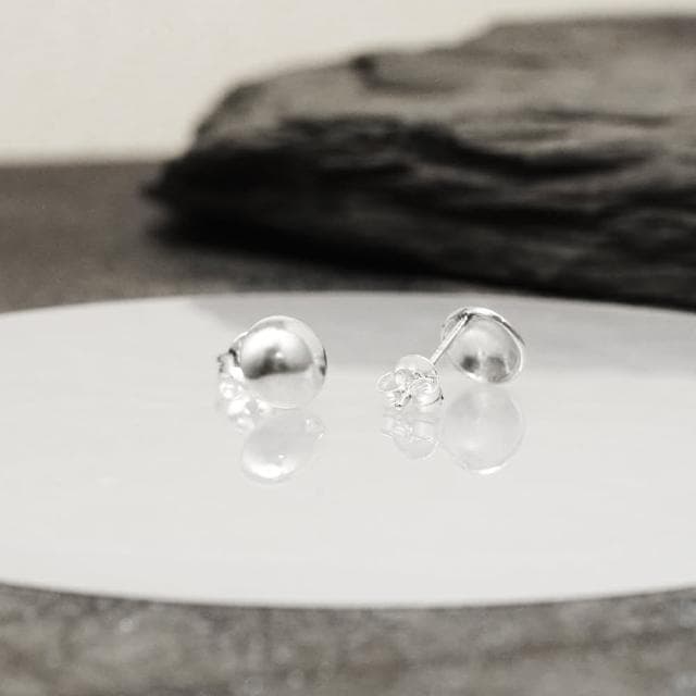 【ART64】圓環經典系列耳環 圓潤大款 925純銀 針式耳環 (女生 男生 中性耳環 )