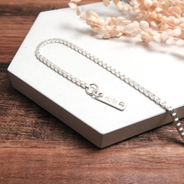 【ART64】純銀 細緻版 威尼斯手鍊 銀白款 1.8mm 925純銀手鍊 女生手鍊 男生手鍊