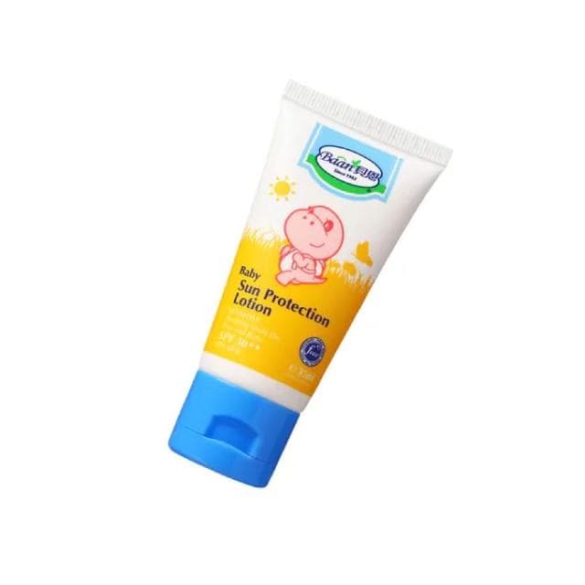 【Baan 貝恩】嬰兒防曬乳液SPF30 (35ML)(物理性防曬 不油膩 嬰幼兒 兒童安全防曬)