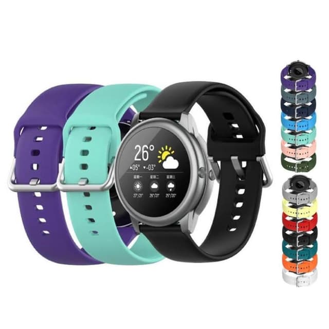 【Haylou 嘿嘍】Ls05s RT 矽膠腕帶 彩色腕帶 22mm通用 Realme Watch 小米手錶 Garmin 三星 替換腕帶