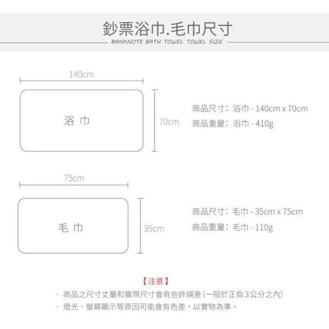 【捕夢網】吸水鈔票毛浴巾 👑(台幣/美金款 浴巾 毛巾 生日禮物 惡搞 交換禮物 春節過年送禮 鈔票毛巾 新台幣 美金 )