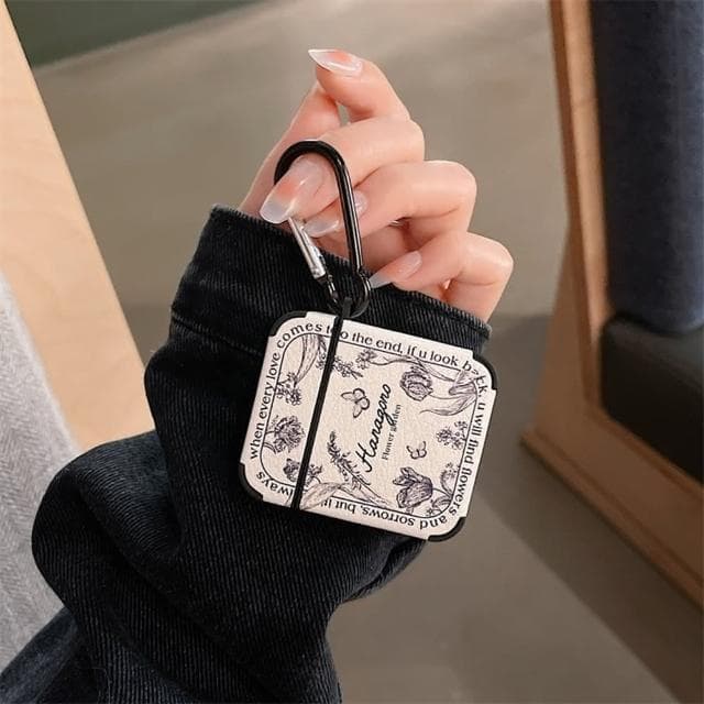 荔枝皮法式玫瑰 AirPods 4 保護套 1代 2代 3代 4代 Pro/Pro2 蘋果耳機套 耳機保護套 耳機殼 藍牙 藍芽耳機套 生日禮物