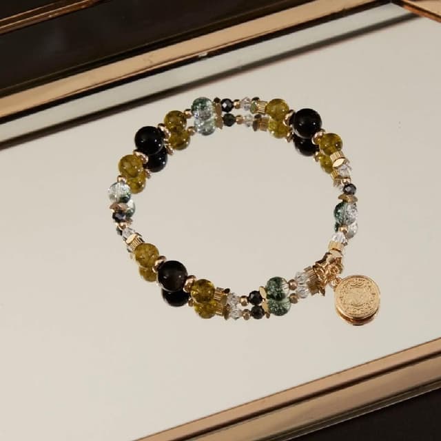 【BONNY & READ】我要賺大錢手鍊 / 3 size(大甲鎮瀾宮聯名天然石 財運 貴人運 好運 開運 手環 送禮)