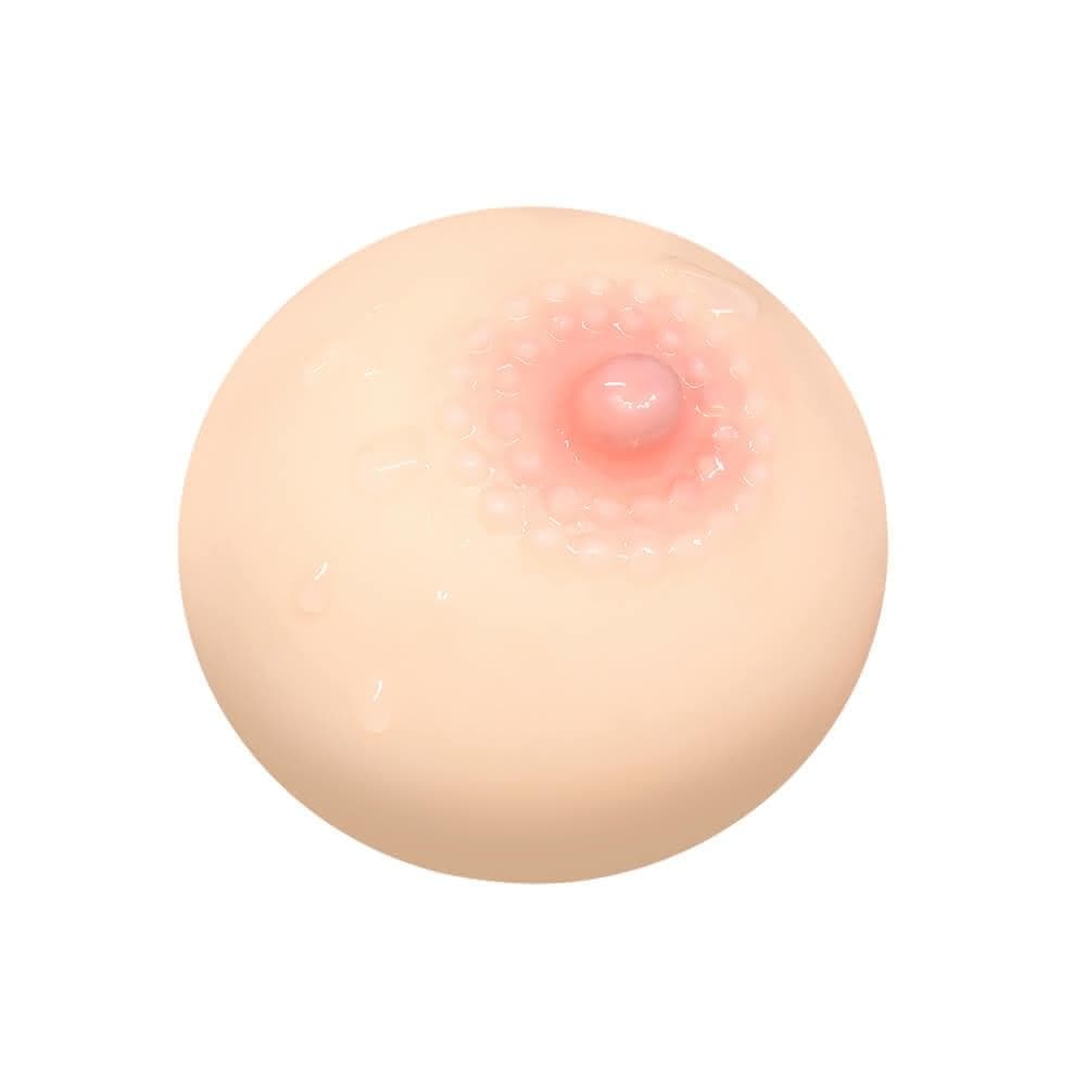 小咪咪 逼真柔軟胸部 蜜桃美乳球自慰器 內含通道可插入自慰 小奶球 紓壓小禮物 趣味禮物 情趣用品
