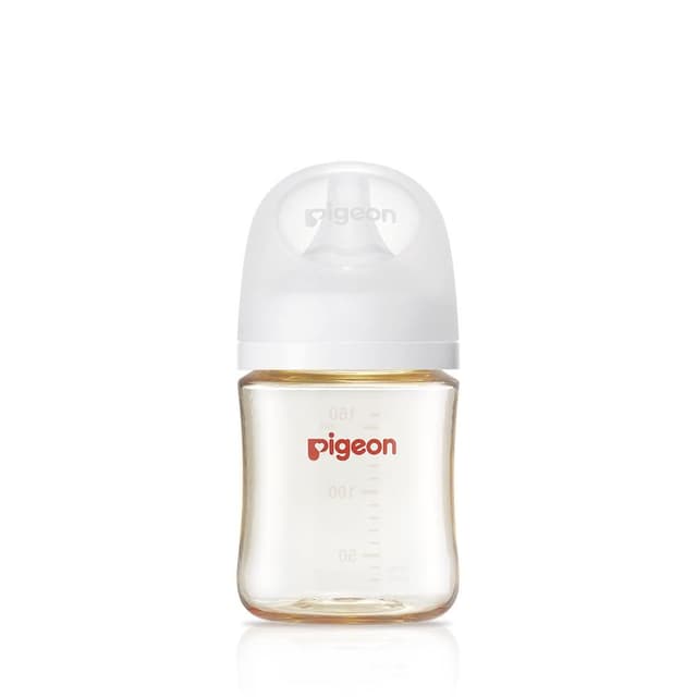 【Pigeon 貝親】第三代母乳實感PPSU奶瓶160ml(純淨白/貝親奶瓶/寬口奶瓶/PPSU奶瓶；寶寶共和國)