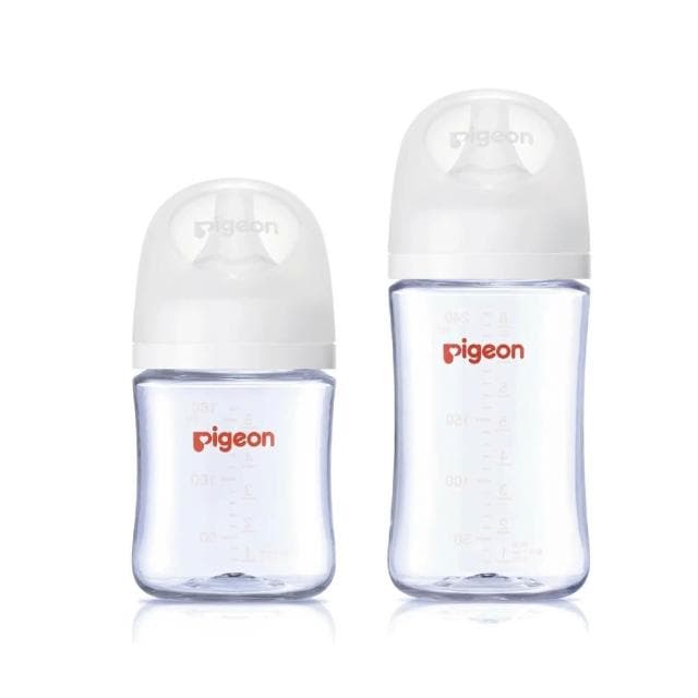 【Pigeon 貝親】第三代母乳實感T-ester奶瓶(純淨白)-160/240ml 貝親奶瓶/寶寶奶瓶(寶寶共和國)