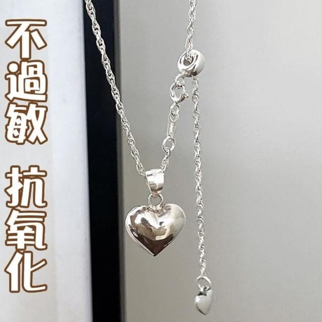 【MoonDy】s925純銀項鍊 女生項鍊 愛心項鍊  正韓純銀項鍊  女項鍊 全純銀項鍊 正韓純銀項鍊 情人節禮物