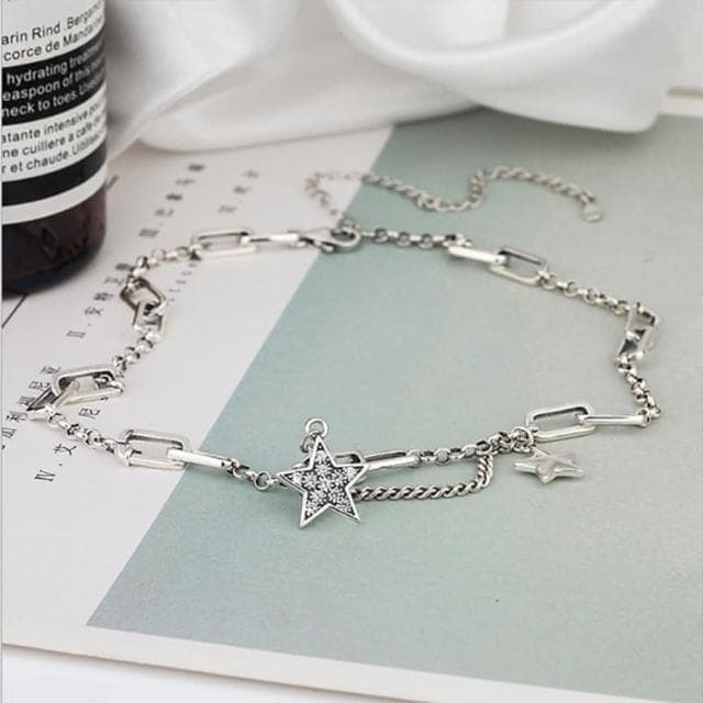 【MoonDy】復古項鍊 韓國項鍊 項鏈 手鍊 生日禮物 手飾 飾品 禮物 手鏈 手飾 項鍊 純銀項鍊 項鍊女