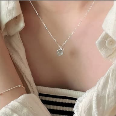【MoonDy】水晶項鍊 女生項鍊 歐美項鍊 飾品 禮物閨蜜 女友生日禮物 開運 桃花 招財 好看 項鍊女