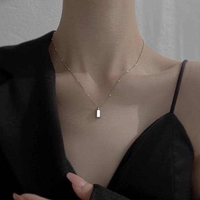 【MoonDy】女生項鍊 招財項鍊 金色項鍊 銀項鍊 韓國項鍊 小飾品 小禮物 女生禮物 純銀項鍊 銀飾 銀鍊