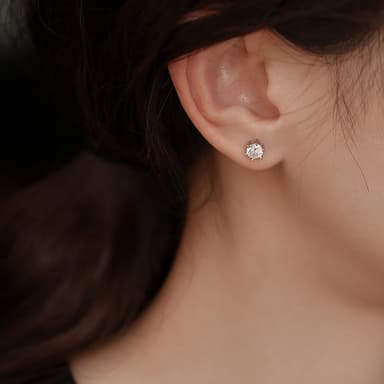 【MoonDy】純銀耳環 女生飾品 耳釘 生日禮物 耳飾 韓國耳環 簡約耳環 抗過敏耳環 經典款耳環 女生禮物