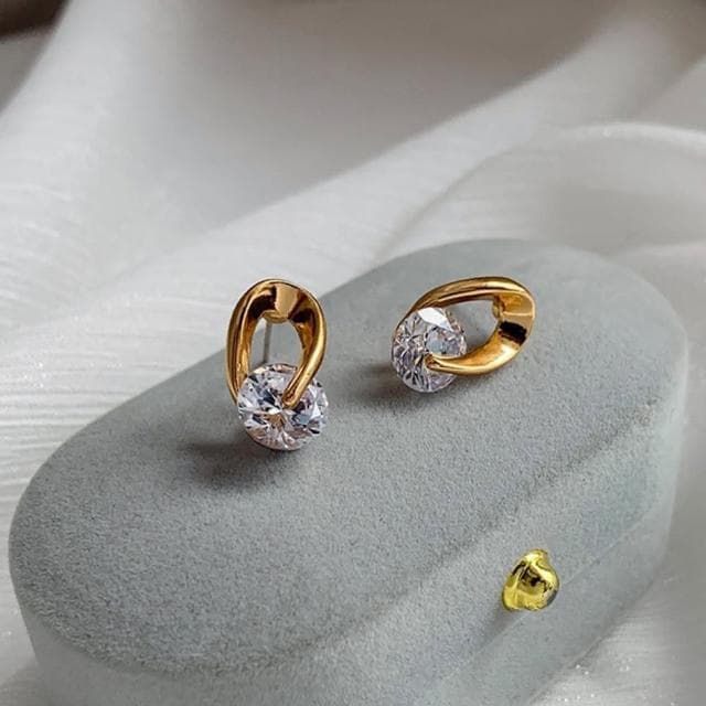 【MoonDy】韓國耳環 歐美耳環 日系耳環 生日禮物 圈圈耳環 旋轉耳環 韓國飾品 情人節禮物 閨蜜耳環