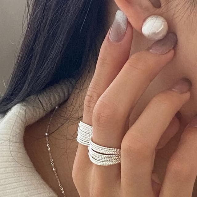 【MoonDy】女生/戒指/可調節戒指/情人節禮物/女友生日禮物/925純銀戒指/戒指女/ins/戒指女生韓版