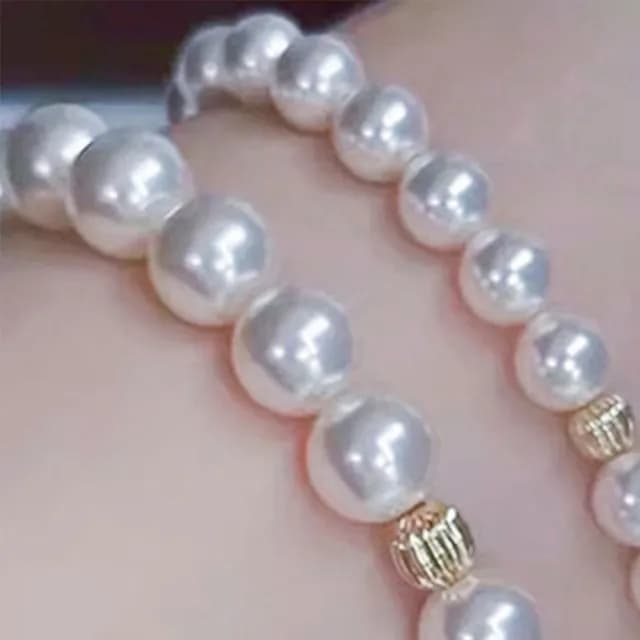 【MoonDy】施家珍珠 串珠手鍊 氣質手鍊 手環 手鍊 純銀手環微型手鍊 法式高級感 珍珠手鍊 送女生 生日禮物