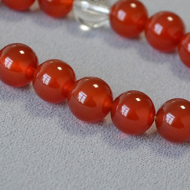 【MoonDy】項鍊 串珠項鍊 瑪瑙項鍊 法式項鍊 紅瑪瑙 白 水晶項鍊 高級感 送女生 磁吸項鍊 復古項鍊 送長輩 禮物