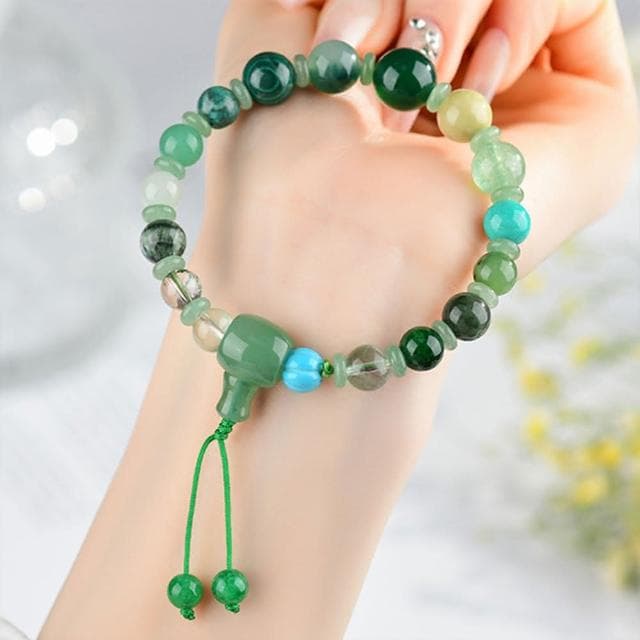 【MoonDy】手鍊 手串 手環 十八籽手串 水晶手鍊 五行手鍊 多寶手鍊 能量手串 玉手鍊 翡翠手鍊 情侶手鍊 送長輩 禮物 女款