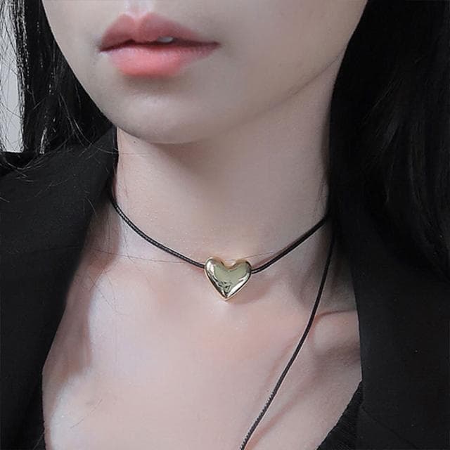 【KT DADA】長項鍊 項鍊女 鎖骨鍊 頸鍊 女生禮物 女生飾品 純銀項鍊 愛心項鍊 皮繩項鍊 金項鍊 銀項鍊 可愛項鍊