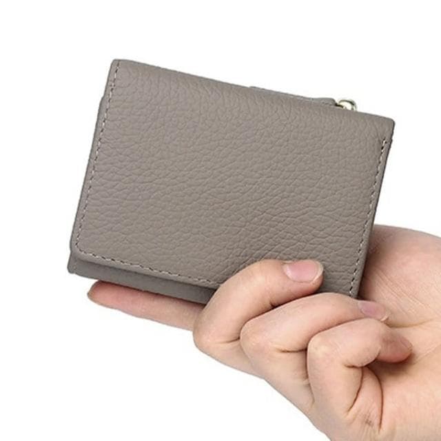 【MoonDy】短夾 錢包 皮夾 真皮錢包 女拉鍊小錢包 卡包 多卡位 短款錢包 日式錢包 零錢包 開運招財 黑色錢包 禮物