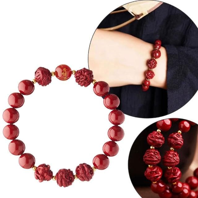 【KT DADA】紫金砂手鍊 十二生肖 三合六合手鍊 佛珠 硃砂手鍊 本命佛 生肖手串 紅瑪瑙手鍊 轉運手鍊 長輩禮物