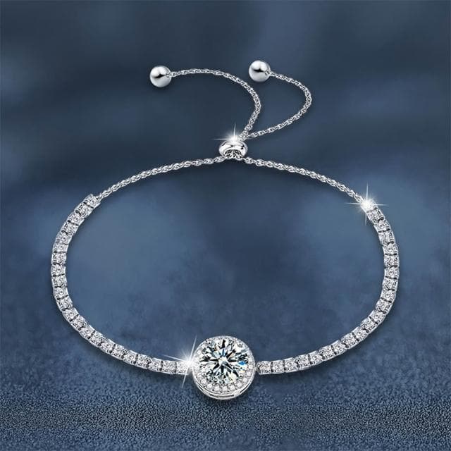 【MoonDy】手鍊女 s925 純銀 滿天星手鍊 輕奢 小眾設計 高級感 鋯石 飾品 首飾 閨蜜手鍊 手環 生日禮物